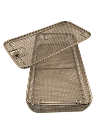Wire Mesh Sterilization Tray 16" L x 8.5" W x 2.75" H