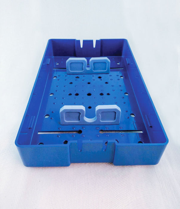 Plastic Sterilization Trays Bars with 1-slot Phaco Holder L 10'' x W 6'' x H 1.5''2